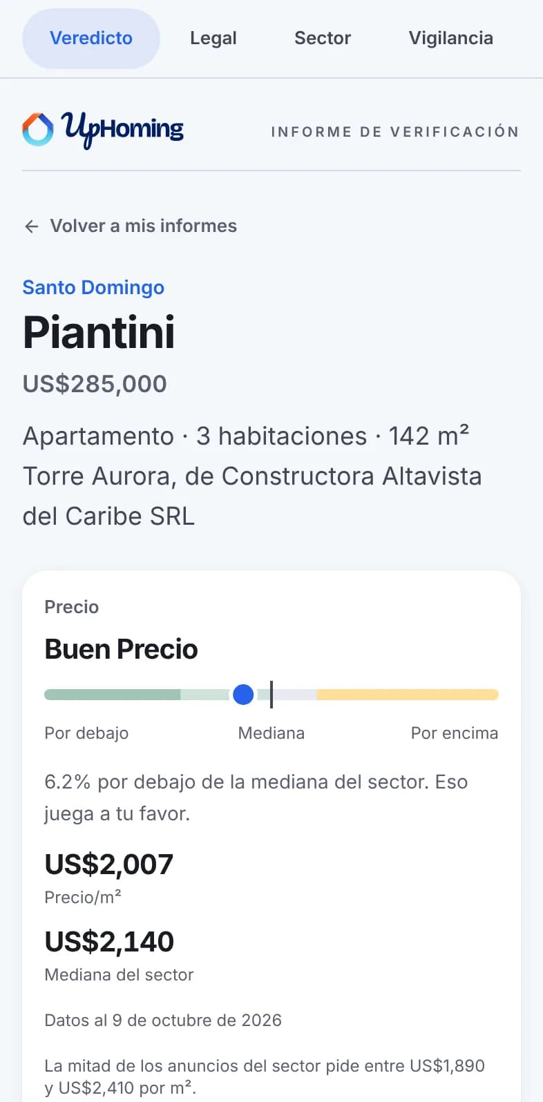 Informe de muestra